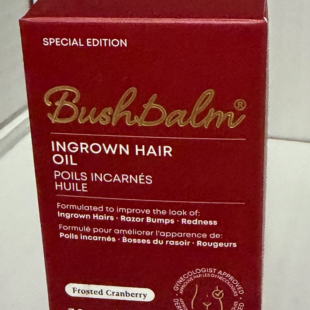 Bushbalm Ingrown Hair Oil - Frosted Cranberry